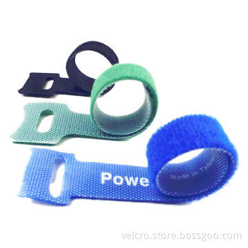 Colored reusable Velcro cable tie 1/2" * 8" length